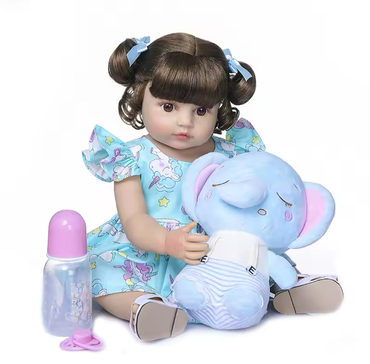 Reborn Baby Doll & Accessories - 50cm