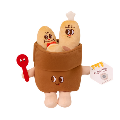 Plush Fast Food & Bread Stuffed Toy