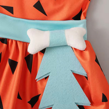 Baby Girls Flintstones Dress (Age 6M-4YRS)