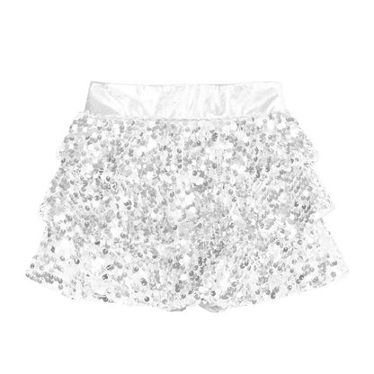 Girls Sequin Metallic Shorts (Age 4-16YRS)