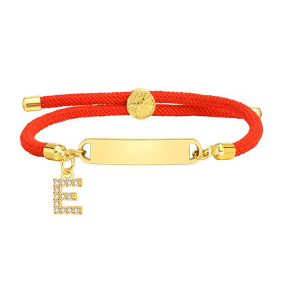 Baby Red Gold Custom Bracelet Personalised