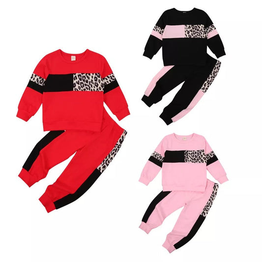 Boys / Girls Leopard Tracksuit Set (Age 12M-6YRS)