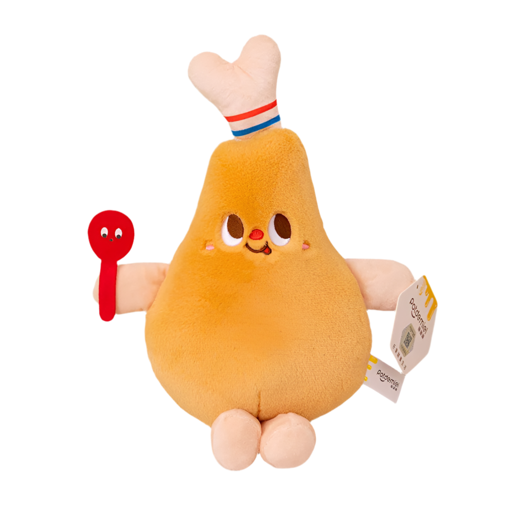 Plush Fast Food & Bread Stuffed Toy