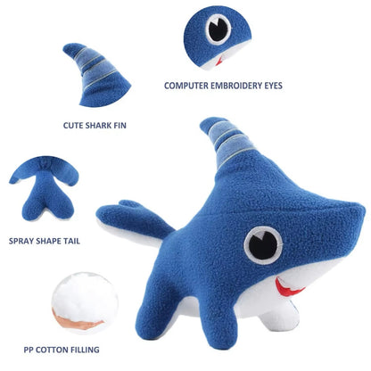 Plush Shark Dog Stuffed Toy - 28cm