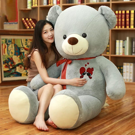 Large Plush Teddy Bear Gift Stuffed Toy 60cm - 100cm Gray