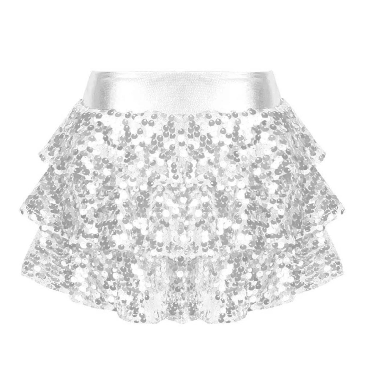 Girls Sequin Metallic Shorts (Age 4-16YRS)