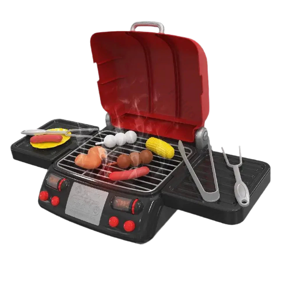 Pretend Barbecue Play Food BBQ Toy Set