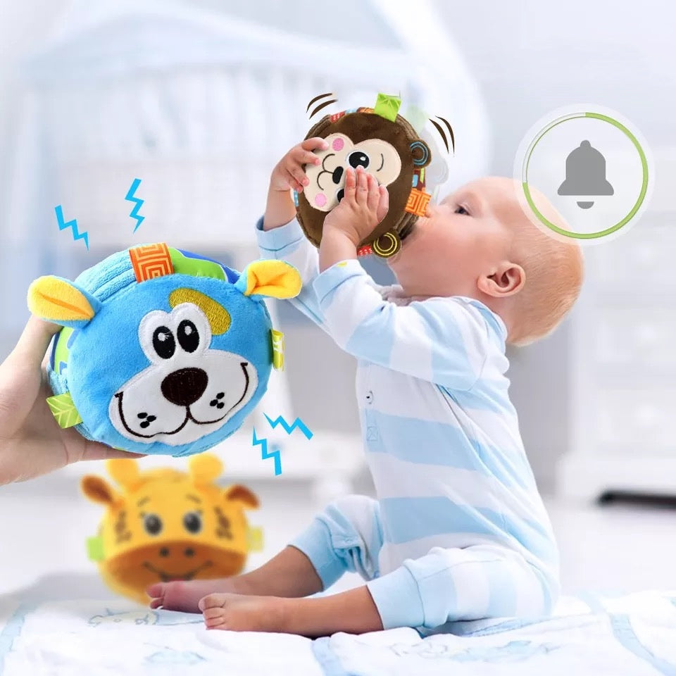 Baby Plush Stuffed Animal Rattle