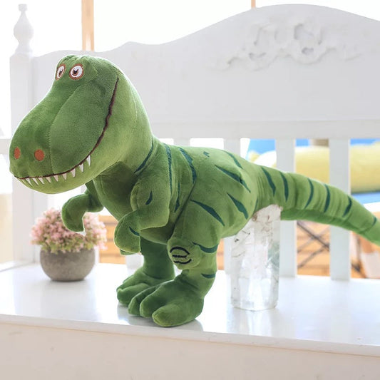 Large Plush Green Dinosaur Toy - 40cm Green