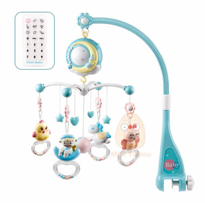 Baby Musical Projector Rotating Crib Mobile & Night Light Blue