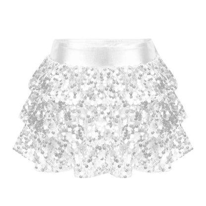 Girls Sequin Metallic Shorts (Age 4-16YRS)