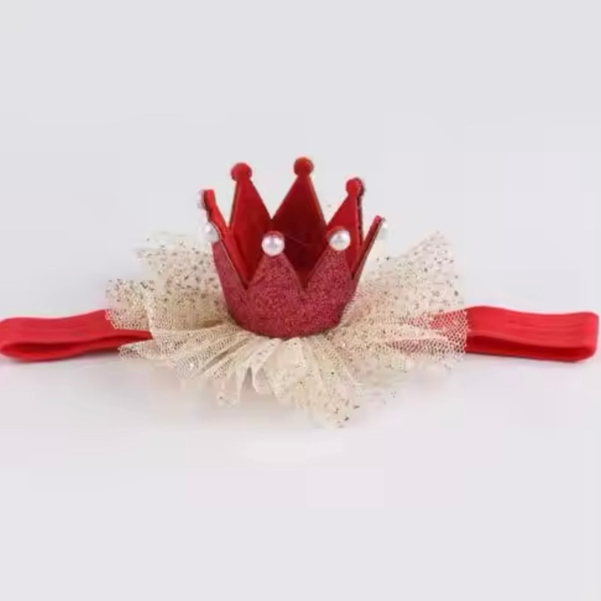 Baby Girls Glitter Crown Hairband