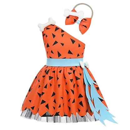 Baby Girls Flintstones Dress (Age 6M-4YRS)