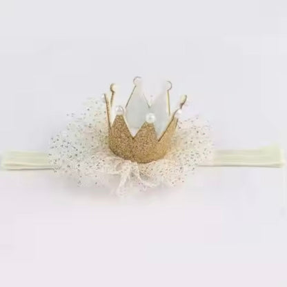 Baby Girls Glitter Crown Hairband