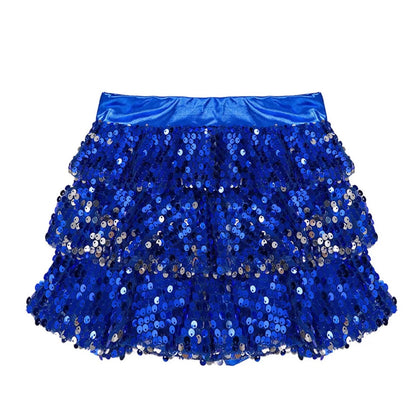 Girls Sequin Metallic Shorts (Age 4-16YRS)