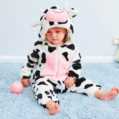 Dress Up Cow Romper Costume (Age 2M-3YRS)