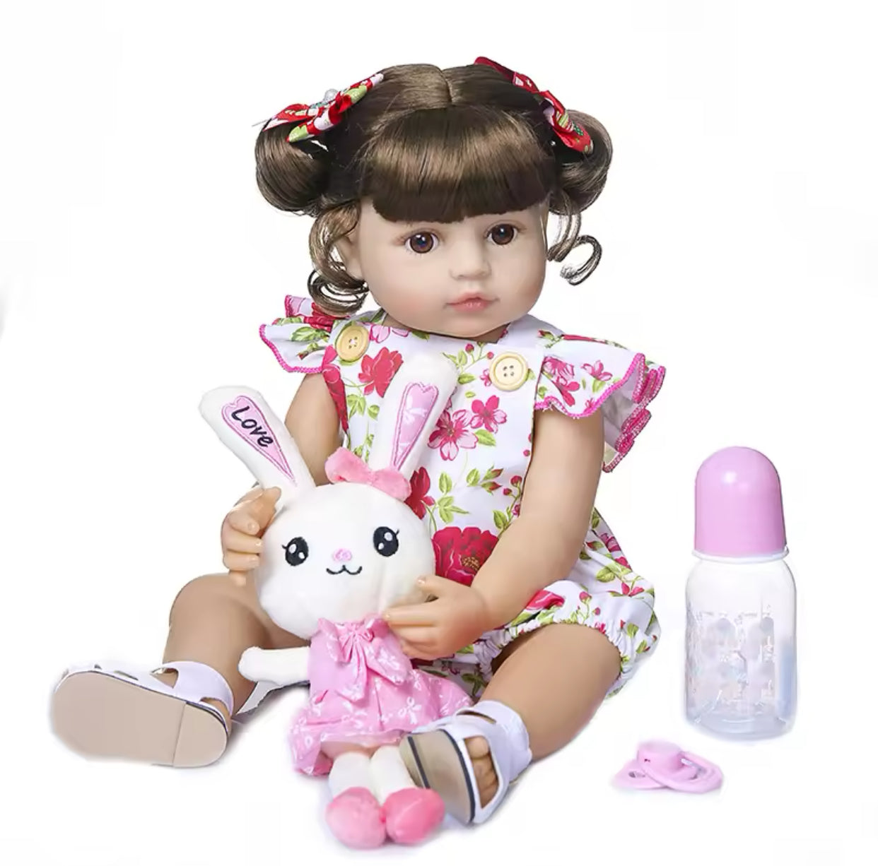 Reborn Baby Doll & Accessories - 50cm