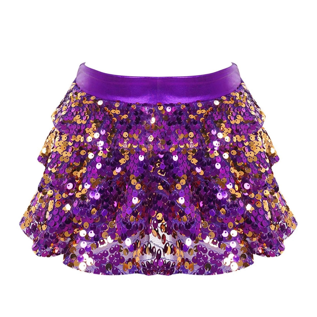 Girls Sequin Metallic Shorts (Age 4-16YRS)