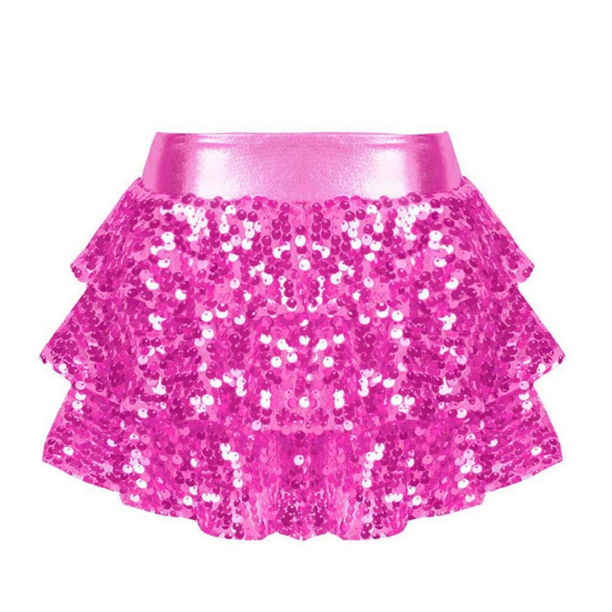 Girls Sequin Metallic Shorts (Age 4-16YRS)