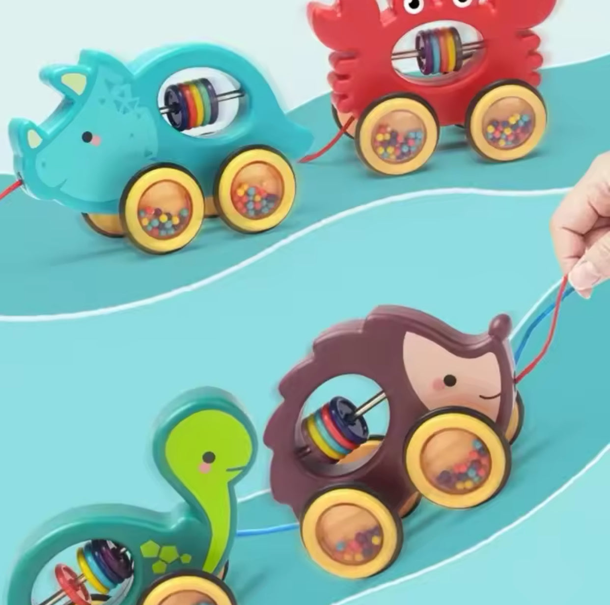 Baby Educational Pull Along Toy