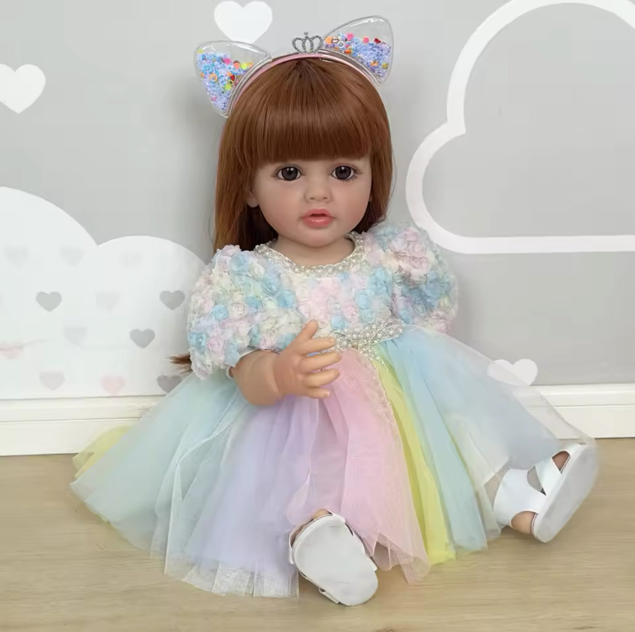 Reborn Toddler Baby Doll - 55cm