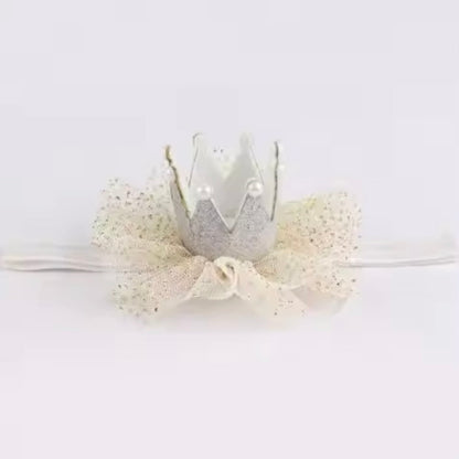 Baby Girls Glitter Crown Hairband