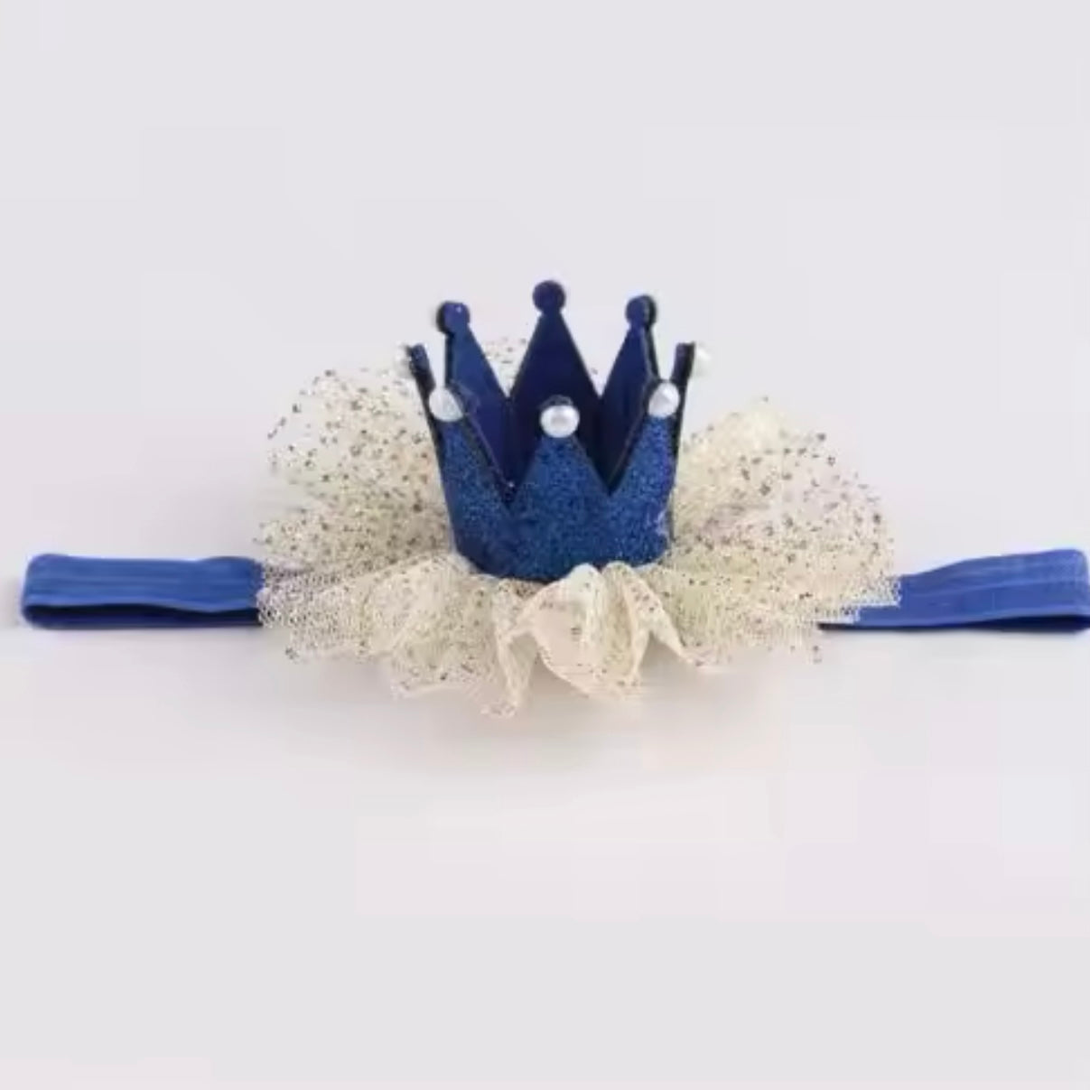 Baby Girls Glitter Crown Hairband