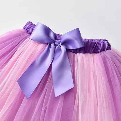 Girls Pink Tulle Skirt (Age 3-10YRS)