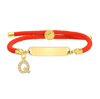 Baby Red Gold Custom Bracelet Personalised