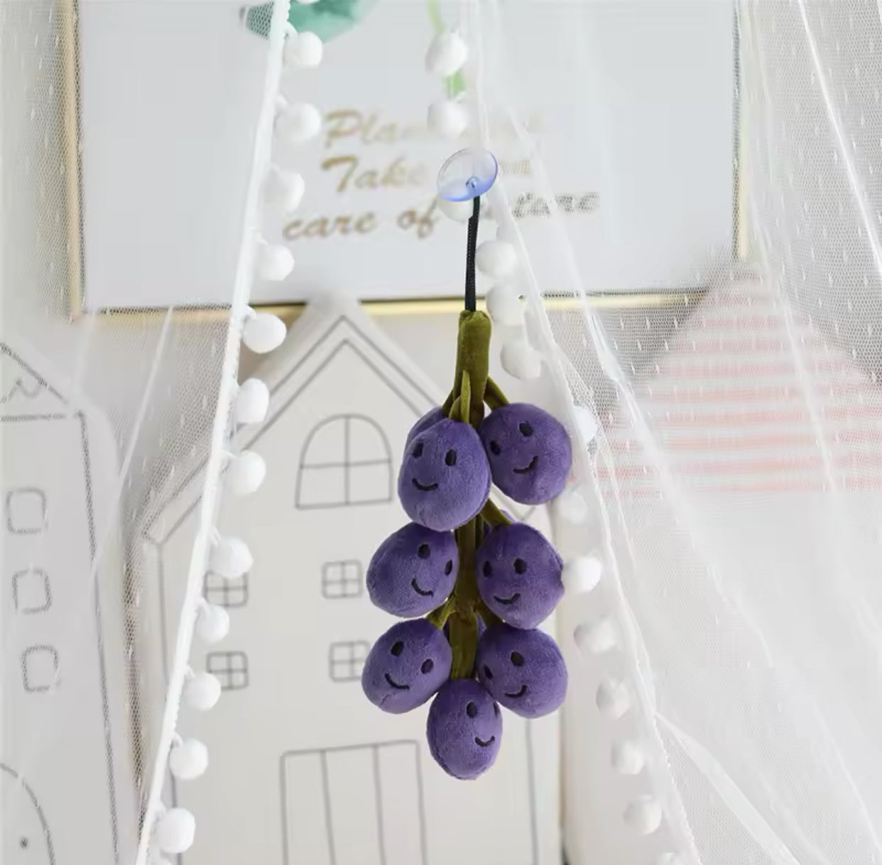 Plush Bunch Of Grapes Stuffed Toy 20-26cm