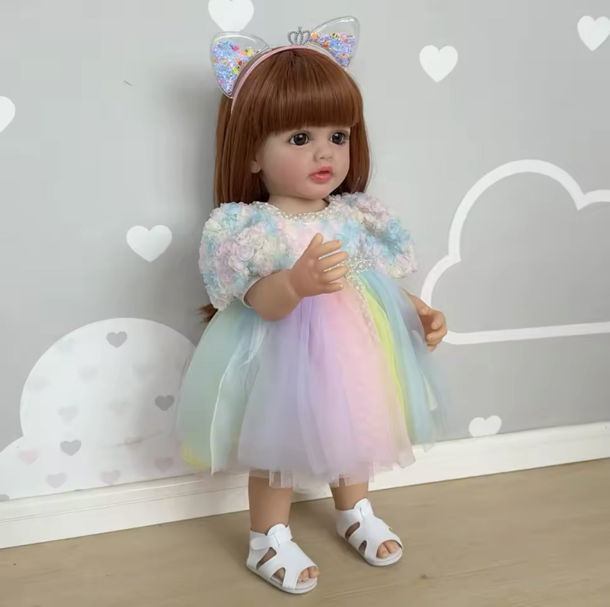 Reborn Toddler Baby Doll - 55cm