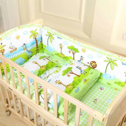 Animated Crib Bumper Bedding Set - 5 Pack