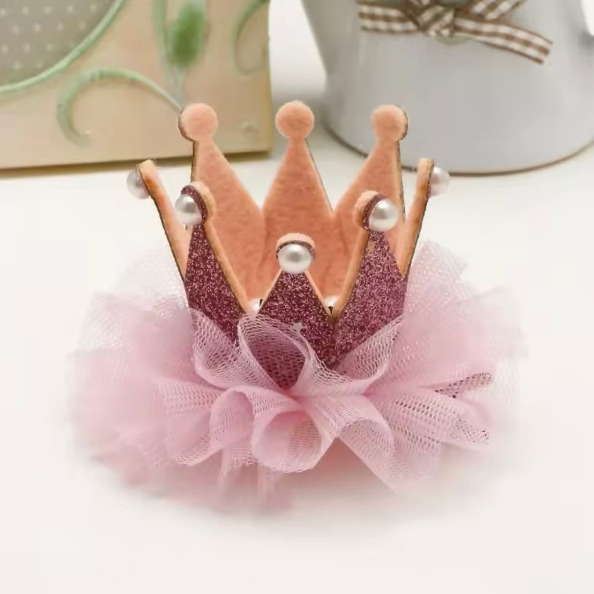 Girls Crown Hair Clip