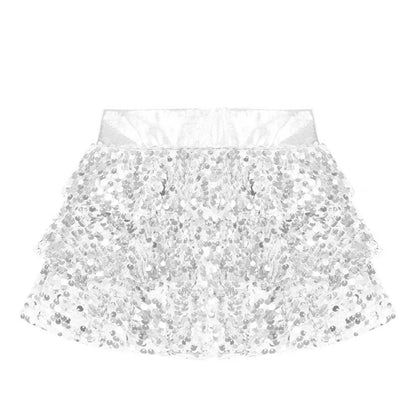 Girls Sequin Metallic Shorts (Age 4-16YRS)