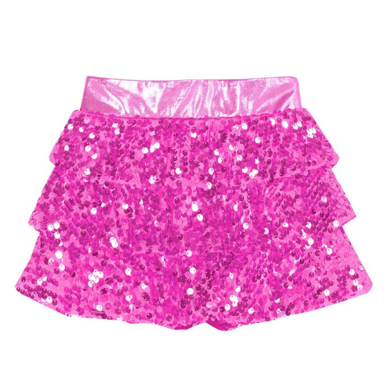 Girls Sequin Metallic Shorts (Age 4-16YRS)