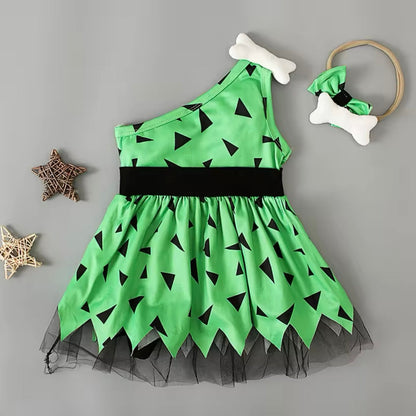 Baby Girls Flintstones Dress (Age 6M-4YRS)