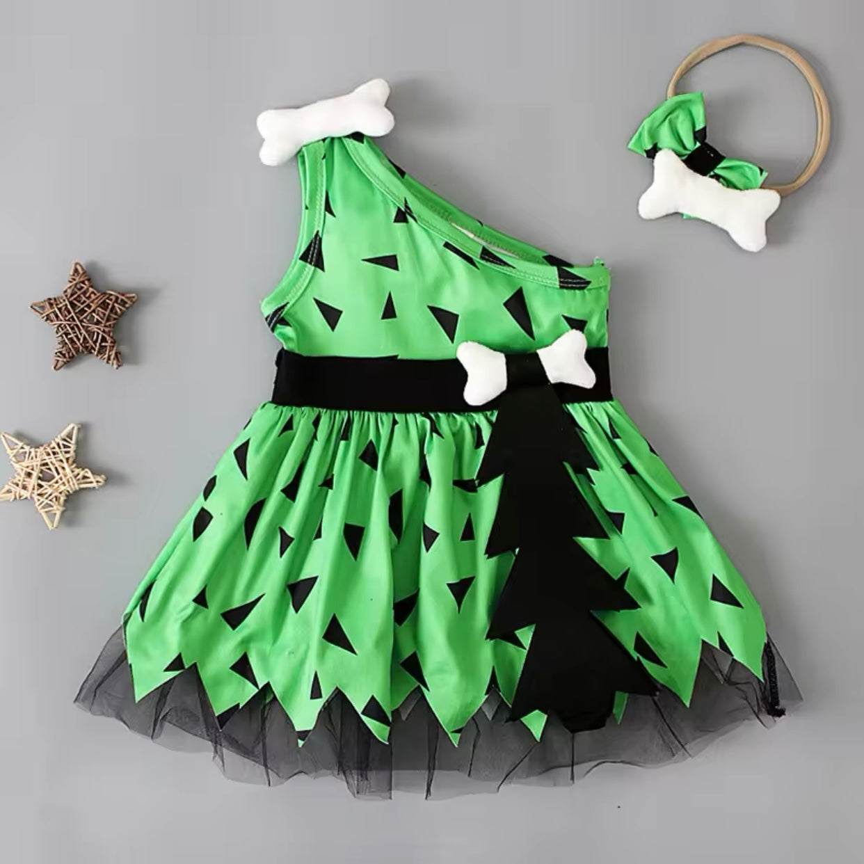 Baby Girls Flintstones Dress (Age 6M-4YRS)