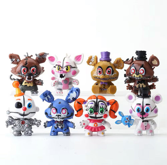 Five Nights At Freddy’s Plastic Figurines - 8 Pack