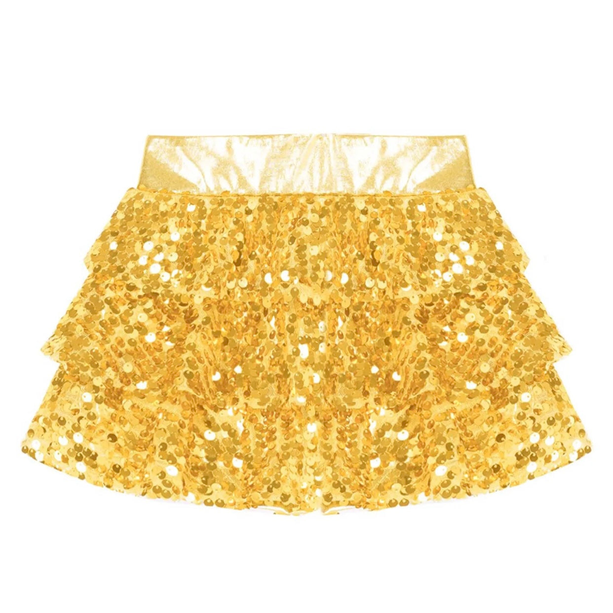 Girls Sequin Metallic Shorts (Age 4-16YRS)