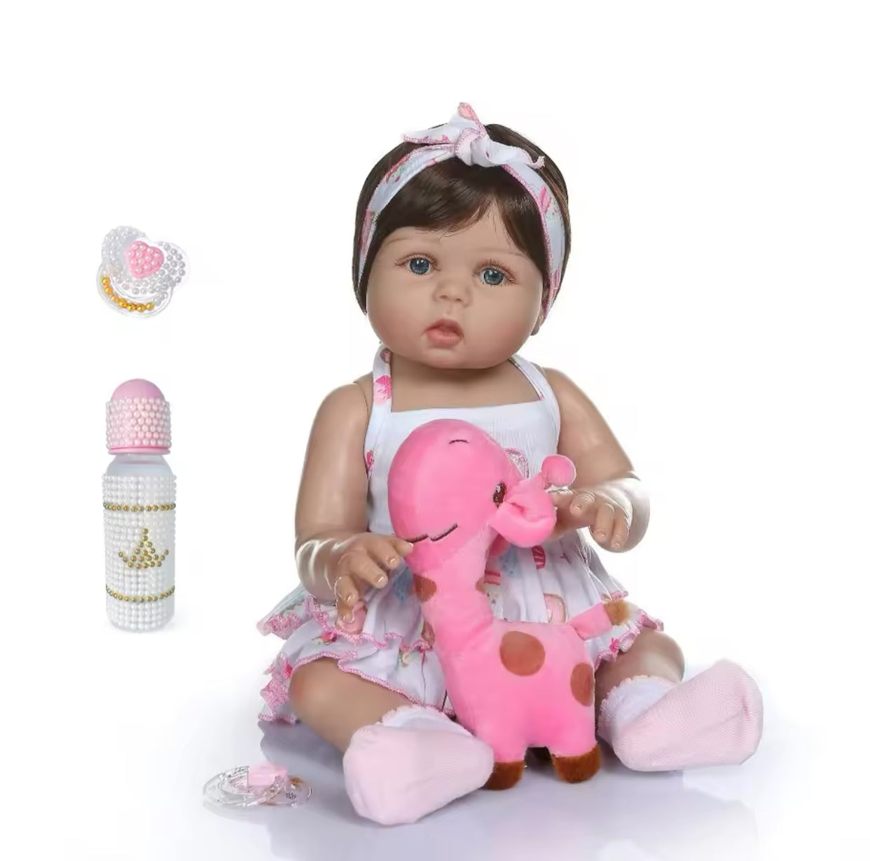 Reborn Baby Doll With Accessories- 47cm