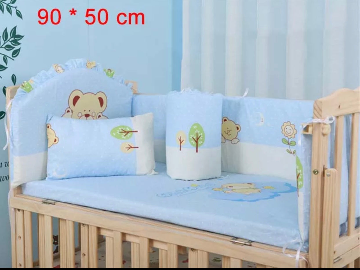 Animated Crib Bumper Bedding Set - 5 Pack