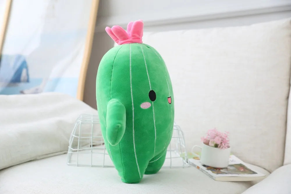 Plush Cute Cactus Studded Toy - 25cm