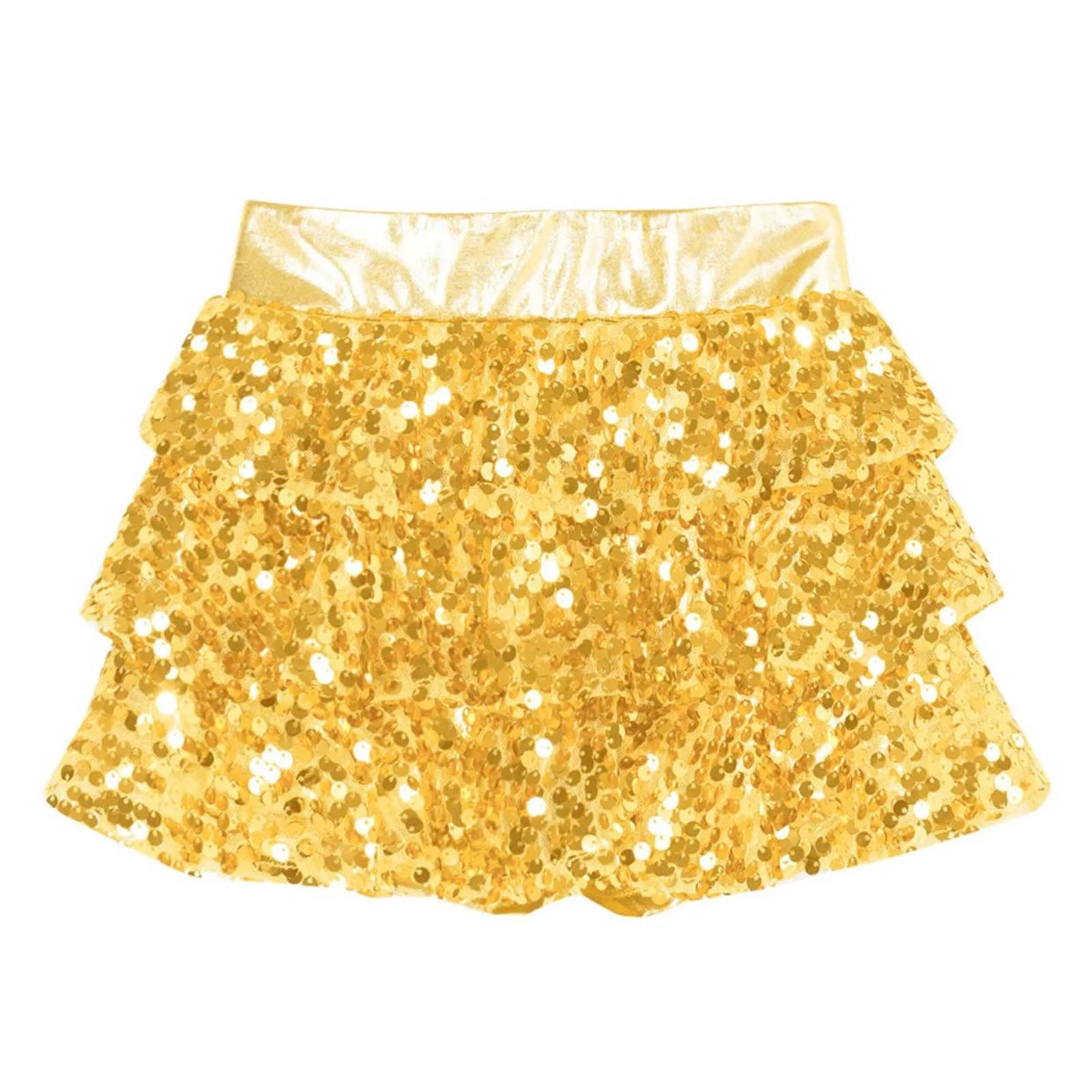 Girls Sequin Metallic Shorts (Age 4-16YRS)