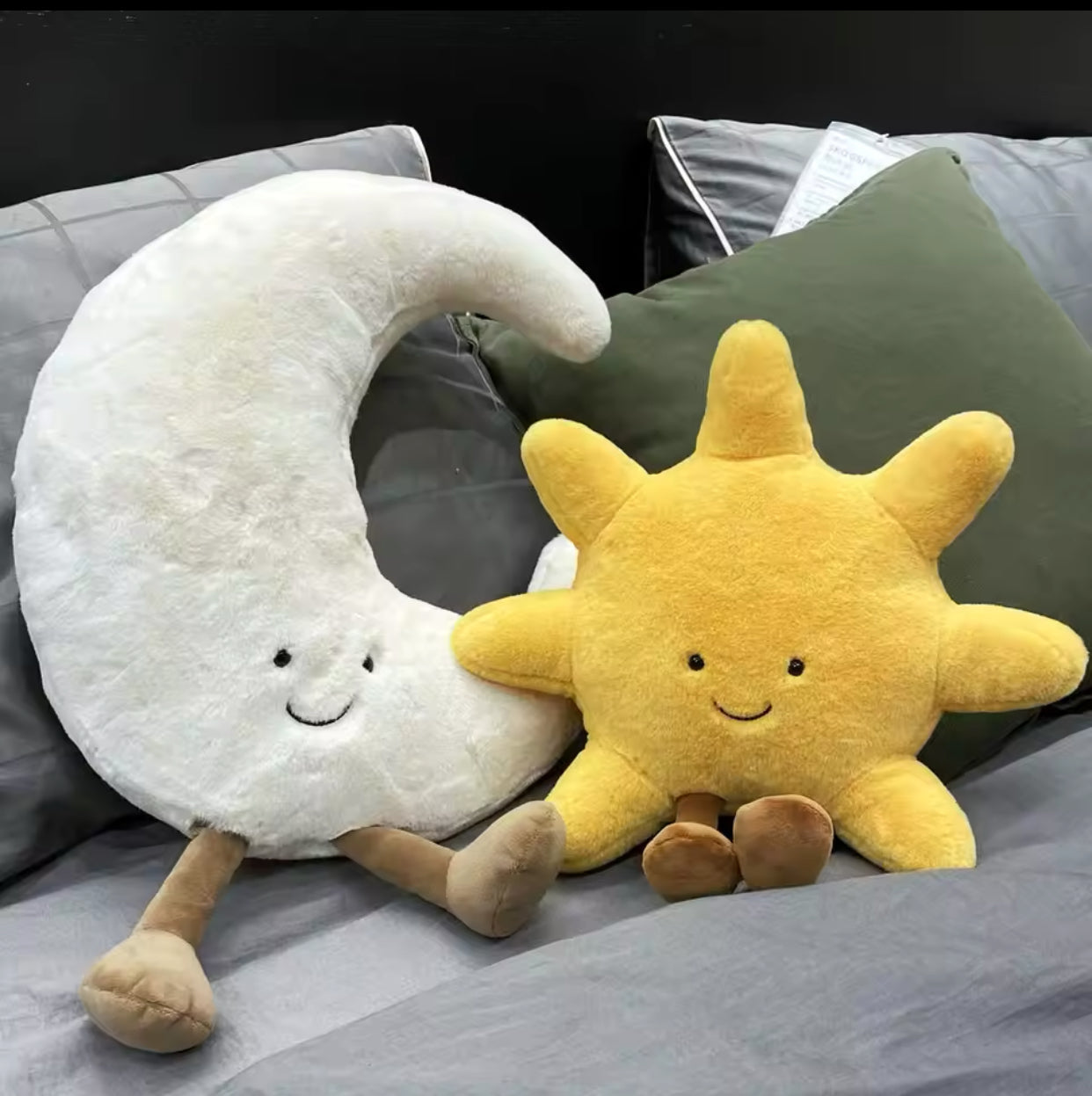 Plush Sun & Moon Stuffed Toy - 50cm