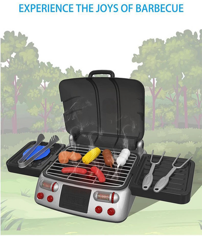 Pretend Barbecue Play Food BBQ Toy Set