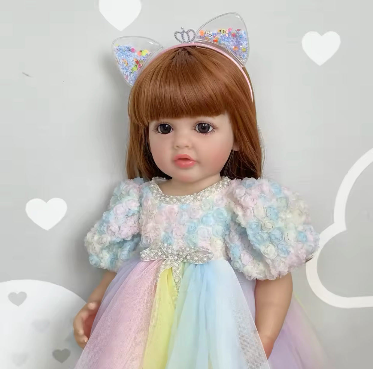 Reborn Toddler Baby Doll - 55cm