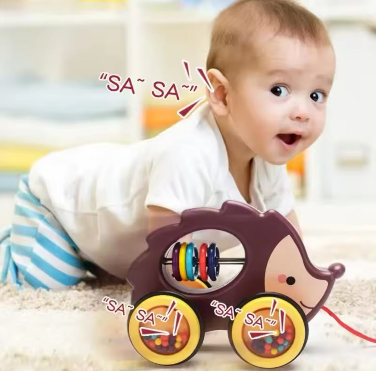 Baby Educational Pull Along Toy