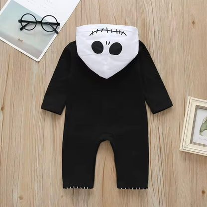 Baby Nightmare Romper Mask & Plush Toy Halloween Costume (Age 6M-24M)