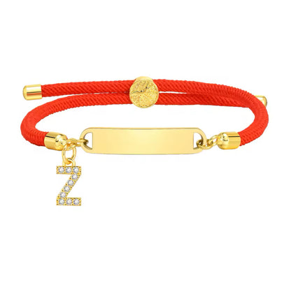 Baby Red Gold Custom Bracelet Personalised