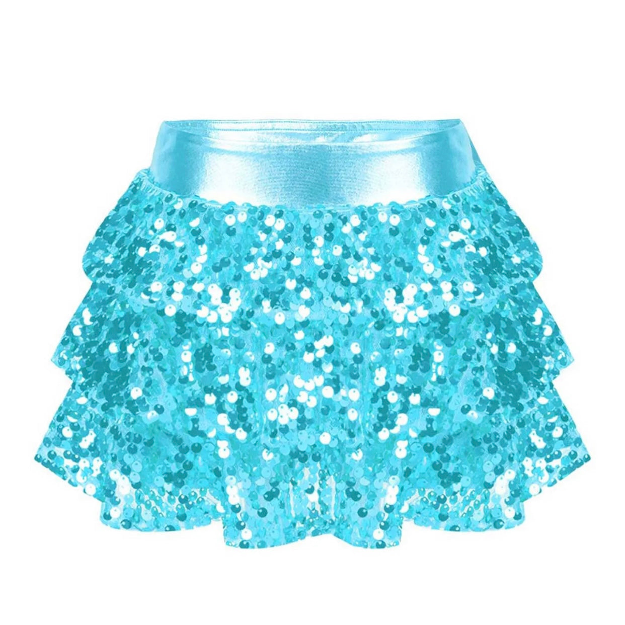 Girls Sequin Metallic Shorts (Age 4-16YRS)